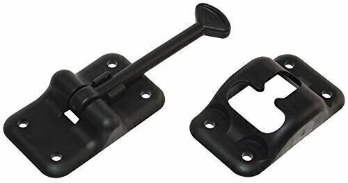 RV Designer E232, Plastic Door Holder, T Style, 3-1/2 inch, Black, Entry Door…