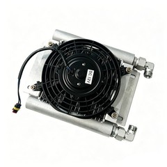 FOR H12/QH12 MINI EXCAVATOR ATTACHMENT RADIATOR PLUS HYDRAULIC OIL COOLER FAN