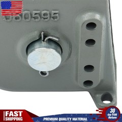 Gray Easy Change Quick Hitch w/Stabilizer Bar for Category 2 Tractors/Implement