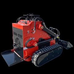 AGT LRT23 1 Ton Mini Skid Steer Loader with RATO R740 Engine Stand Behind