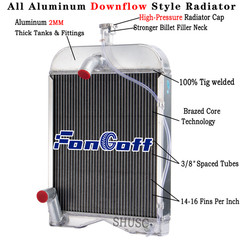 3 Row Aluminum Radiator For Ford 8N 9N 2N Models 8N8005 8655143 AR2018 43782