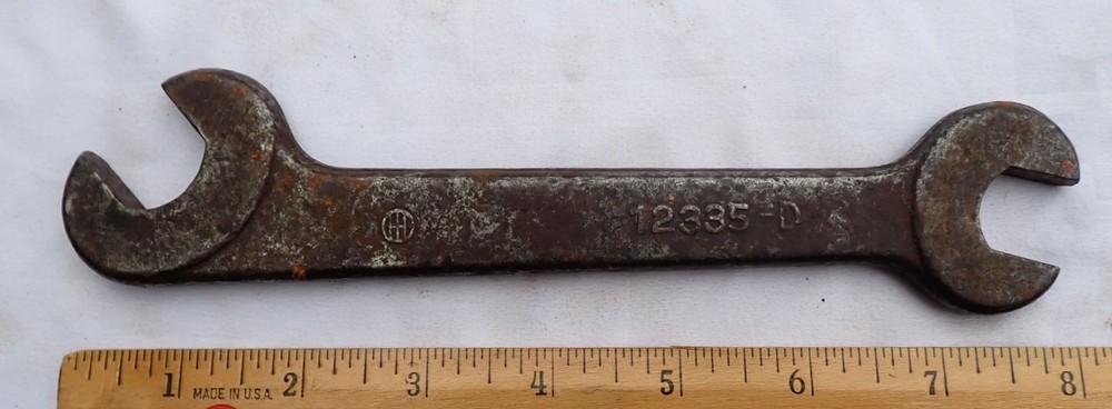 Vintage IH International Harvester Implement Tractor Open End Wrench 12335-D