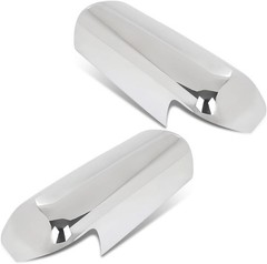 Chrome Door Mirror Covers Left Right Side for Peterbilt 579 2013-2023