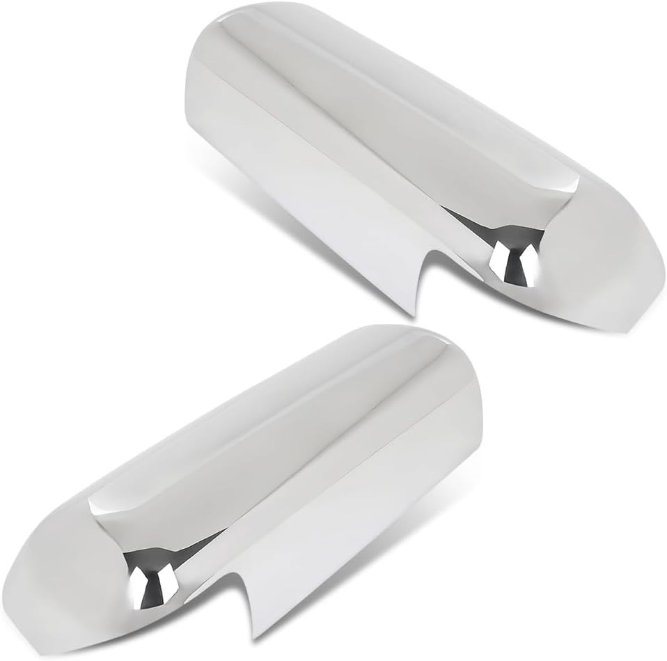 Chrome Door Mirror Covers Left Right Side for Peterbilt 579 2013-2023