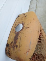 VINTAGE ALLIS CHALMERS MODEL C TRACTOR GRILLE, USED