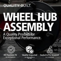 Quality-Built Rear Wheel Bearing And Hub Assembly Wh590720 Compatible 2014-2023