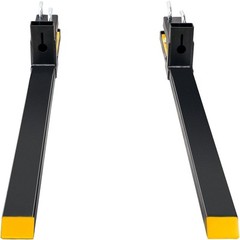 VEVOR Clamp on Pallet Forks 4000lbs Tractor Forks 60″ Heavy Duty Bucket Forks