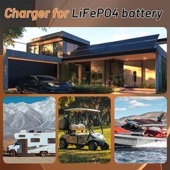 CHICNOD 51.2V 100Ah LiFePO4 Lithium Battery Bluetooth BMS Solar RV Golf Carts