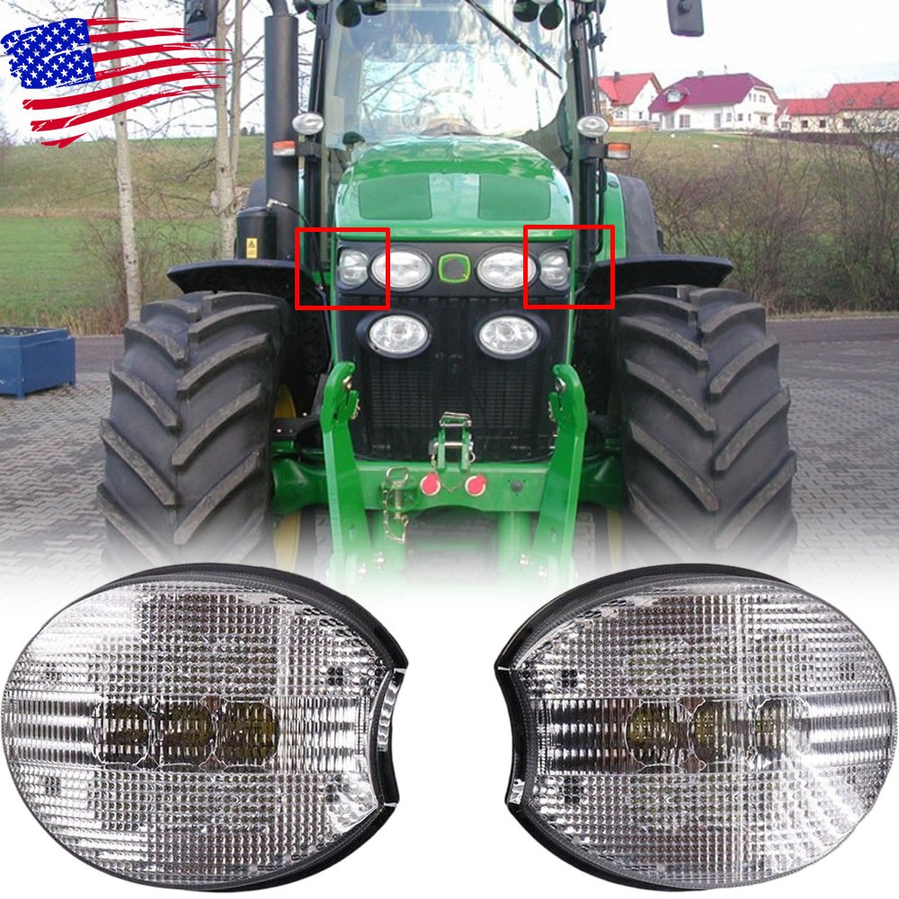 For John Deere Tractors 7720,7820, 7920, 7030,7630,7730,7830,7930 LED Headlights