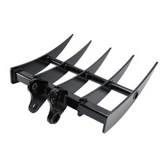 Alloy Steel Rake Attachment For Mini Excavators Excavator Small Digger R1