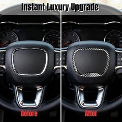 Central Control Steering Button Frame Trim, Steering Wheel Control Trim Cover Ca