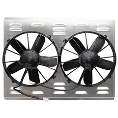 Z40076 Dual High CFM 12″ Electric Fan & Shroud – 18 1/8 x 26 x 4 3/8