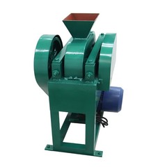 Open Box!Rock Stone Crushing Machine Double Roller Crush Shatter Pulverizer 220V