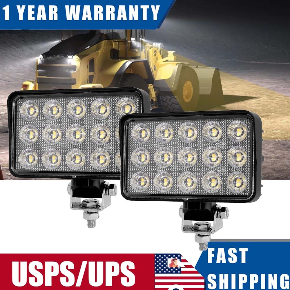 LED Work Lights 12v 24V Flood Lamp pods for Truck Tractor Boat UTV ATV Trailer
