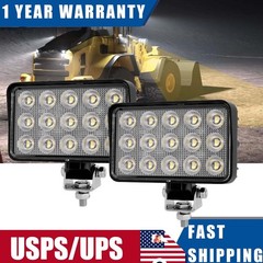 LED Work Lights 12v 24V Flood Lamp pods for Truck Tractor Boat UTV ATV Trailer