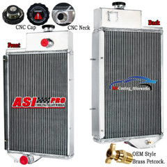 4 Row Radiator For John Deere 1520, 2020, 2030, 2440, 2630, 2640, 301A Tractor