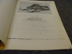 John Deere 1978 1979 1980 Spitfire Snowmobile Parts Catalog Manual PC1623