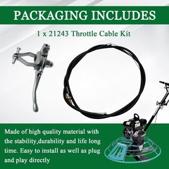 Throttle Cable Kit for Multiquip-Whiteman J36, JS36, B46, BS46