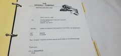 1998 GRADALL G3W Wheeled Excavator Parts Manual Book Catalog Spare List digger