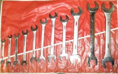 11Pc. Metric Wrench Set Open End 10mm-32mm Forged USA