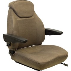 Fits John Deere Loader/Backhoe Seat Assembly – Fits Various Models – Brown Cloth