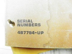 CAT Caterpillar 3304 INDUSTRIAL ENGINE PARTS BOOK 4B7794-UP