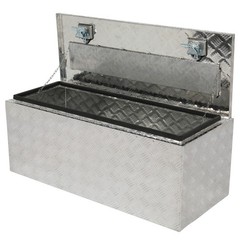 42″ Aluminum Under Body Toolbox 5 Bar Tread Silver
