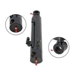 Black Hydraulic Grapple Cylinder 7212595 For Bobcat Heavy Duty