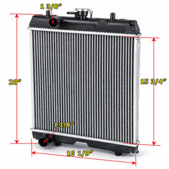 2 Rows Radiator Fit Kubota Model L3800 LX2610 LX3310 LX3520 ZD1211 TC420-16000