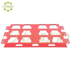 2PCS Mounting Plate 100 Lbs with Powder Coat, for Tool Storage Full Plate Red