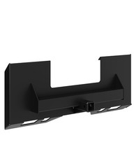 1/4″ Universal Skid Steer Mount Plate W/2″ Cutout Trailer Hitch Receiver 3000LBS