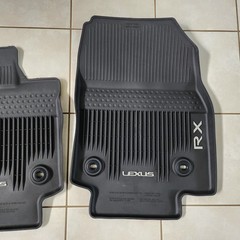 2023-26 Lexus RX All Weather Floor Mats Black OEM PT206-48231-20 Front and Rear