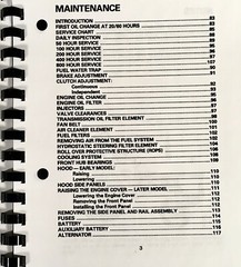 Case 1190 Tractor Operators Manual Owners Maintenance Adjustments