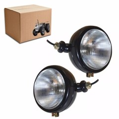 12V Massey Ferguson Tractor Lights David Brown Headlight Black Color 35 65 765