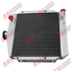 119621-44500 3 Row Full Aluminum Radiator for Yanmar 3TNE74 Diesel Silver ASI