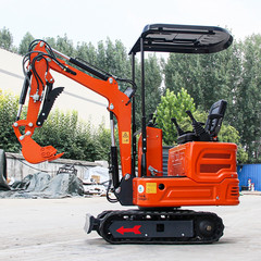 Mini Excavator 1 Ton Tracked Excavator B&S 13.5HP EPA Pilot Control Digger
