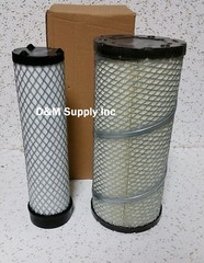 Inner outer air filter set to fit Kubota L4300DT L4330DT L4400DT L45 L4610DT