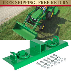 For John Deere Compact Tractor Bolt on Grab Hooks & D Rings & 2″ Receiver