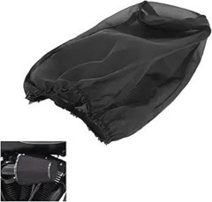 Motorcycle Air Filter Rain Sock Cover, Waterproof Dustproof Pro Color: Black#L