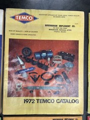 Lot o 9 1971-1979 TEMCO Tractor Implement Motive Parts Catalog Booklet USA