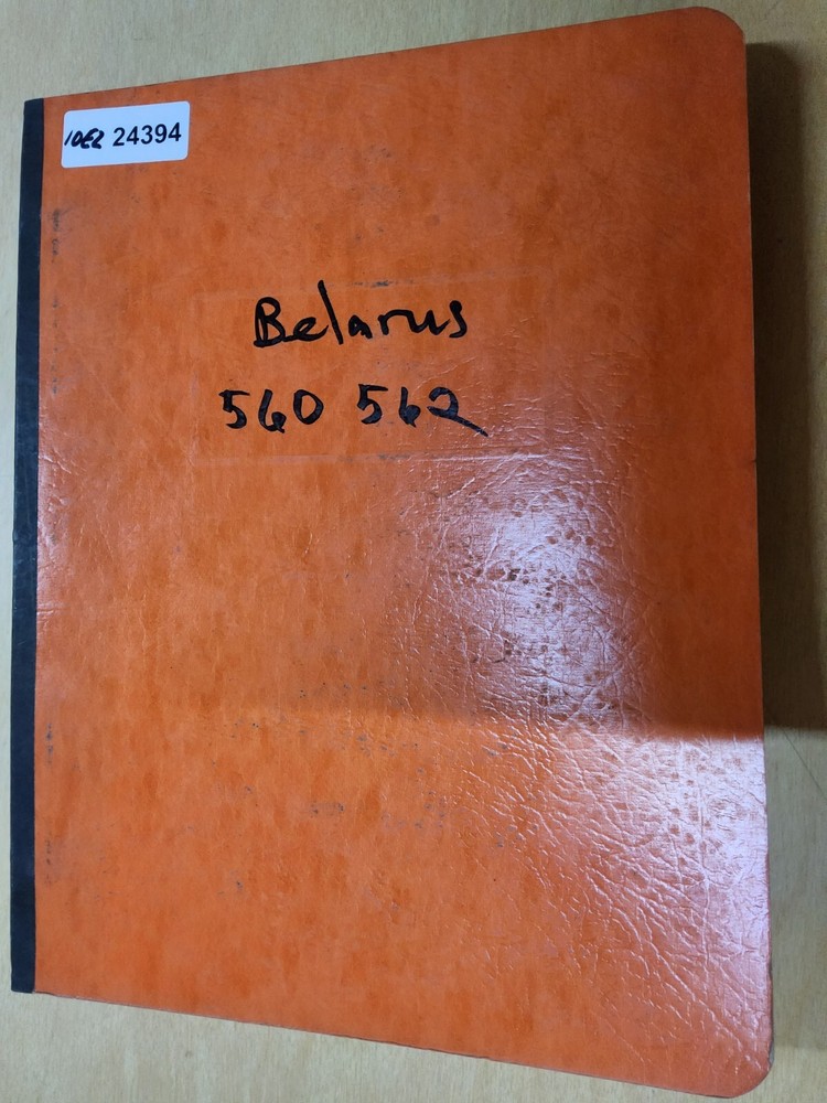 BELARUS 560 & 562 Tractor Parts Catalog, with D-242 Engine
