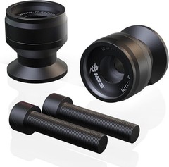 6MM Swingarm Spools, Sliders Stand CNC Universal M6 Black Compatible-Black