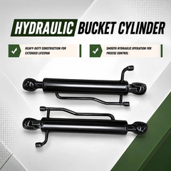 TYPHON Terror 1 Ton Mini Excavator Hydraulic Bucket Cylinder M14 Thread