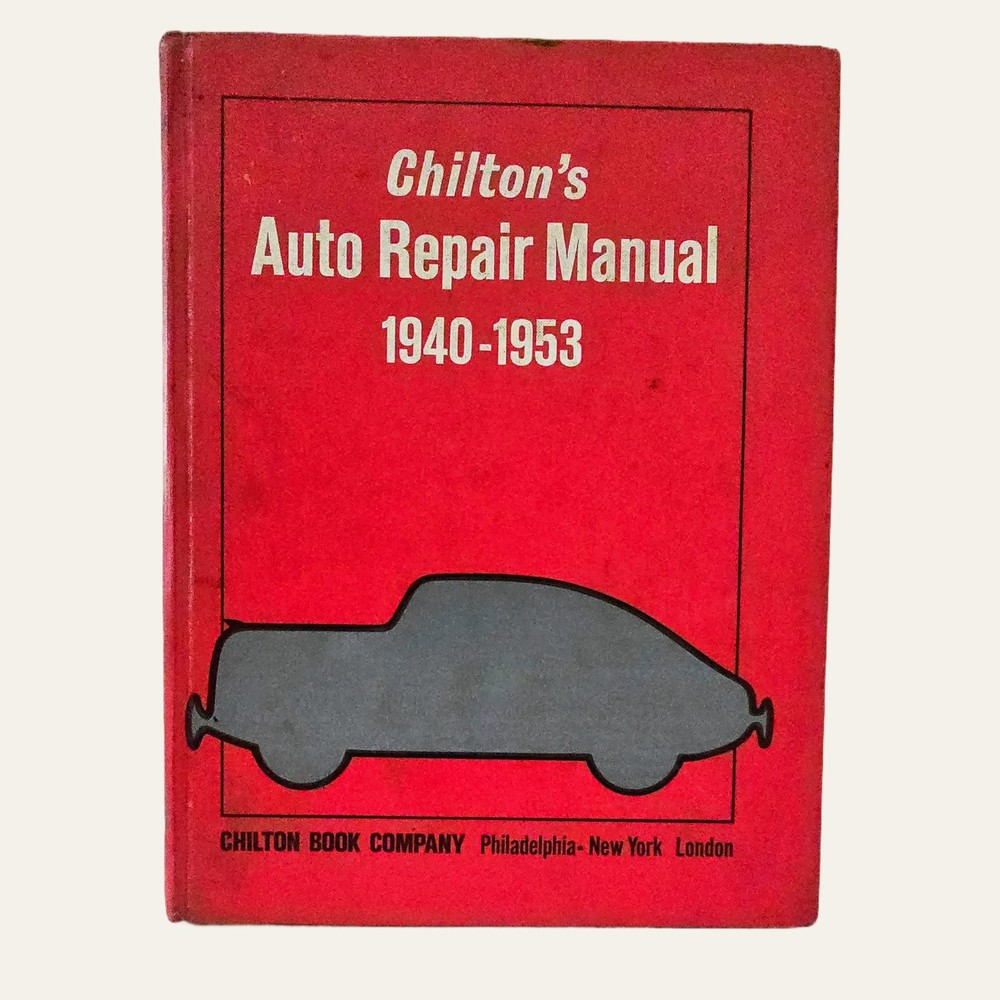 Chilton Auto Repair Shop Manual 1940-1953 Ford Chevy Buick Cadillac Classic Cars