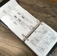 Case 1370 Service Manual Parts Catalog Operators Owners Repair Set SN 8727601-Up