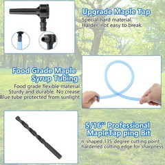 Maple Syrup Tapping Kit – 30 Taps, 66 Ft Tubing, Perfect for Beginners & Experts