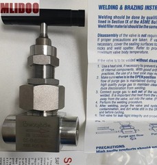 Swagelok SS-6NBSW8T-G Needle Valve