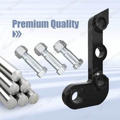 Single L-shaped bracket，FOR Mini Excavator Three Holes Hydraulic Clip Thumb