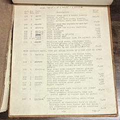 Wisconsin Engines Parts Price List Various Model Lot Memorabilia 1941-1943