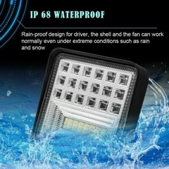 4PCS LED Work Lights for Caterpillar Skid Steers Excavator Forklift Loader Grane